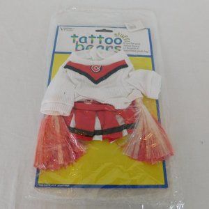 Tattoo Bears Plush Toy Clothes Cheerleading Outfit Visions by Frieder 8" Bear